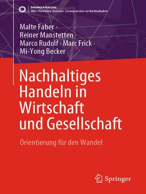 cover image of Nachhaltiges Handeln in Wirtschaft und Gesellschaft